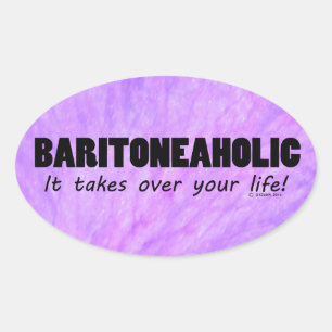 Baritoneau-ovaal Sticker