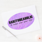 Baritoneau-ovaal Sticker (Envelop)