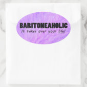 Baritoneau-ovaal Sticker (Tas)