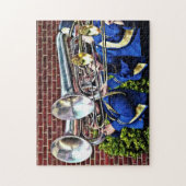 Baritonhoorns en trombones legpuzzel (Verticaal)