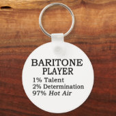 Baritonspeler Heet Lucht Sleutelhanger (Voorkant)