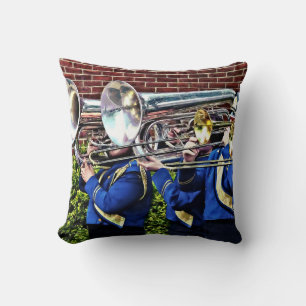 Baritonthoorns en trombones kussen