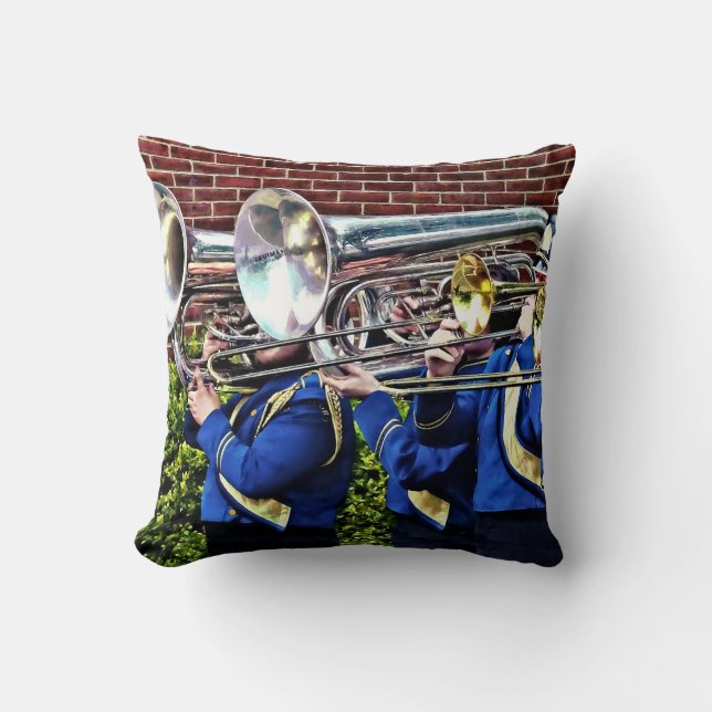 Baritonthoorns en trombones kussen (Voorkant)