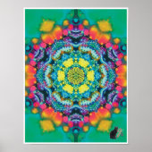 Barium Kinetic Collage Kaleidoscope Poster (Voorkant)