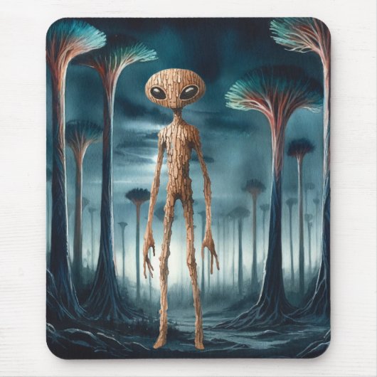 Bark Alien Mousepad Muismat (Voorkant)
