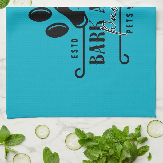 Bark Ave Patwique [logo1] Theedoek (Gevouwen)