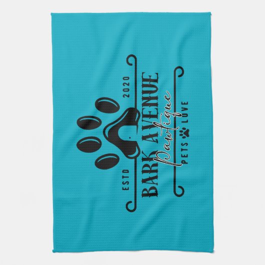 Bark Ave Patwique [logo1] Theedoek (Verticaal)