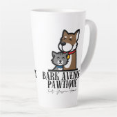 BARK AVENUE PAWTIQUE - LOGO 3 LATTE MOK (Rechterhoek)