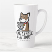 BARK AVENUE PAWTIQUE - LOGO 3 LATTE MOK (Rechts)