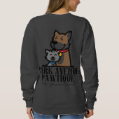 BARK AVENUE PAWTIQUE - LOGO 3 TRUI (Achterkant)