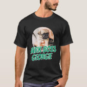 Bark Boss Huisdier Hond Foto Modern Eenvoudig Koel T-shirt (Voorkant)