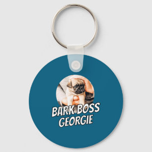Bark Boss Huisdier Honden Foto Modern Eenvoudig Ko Sleutelhanger