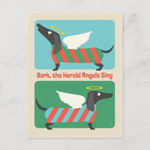 Bark, de Herald Angels zingen Briefkaart