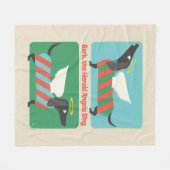 Bark, de Herald Angels zingen Fleece Deken (Voorkant (Horizontaal))