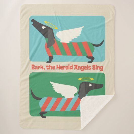 Bark, de Herald Angels zingen Sherpa Deken (Voorkant)