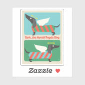 Bark, de Herald Angels zingen Sticker (Vel)