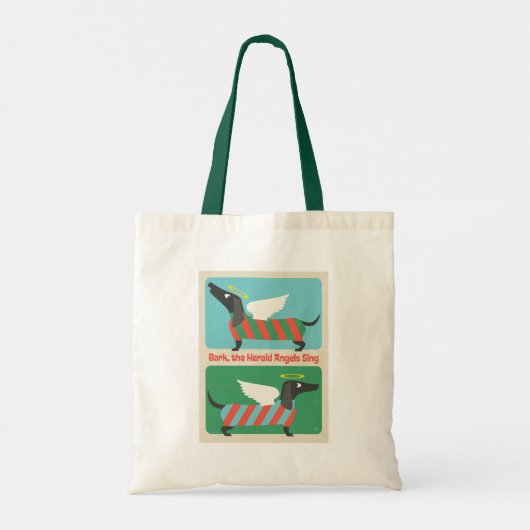 Bark, de Herald Angels zingen Tote Bag (Achterkant)