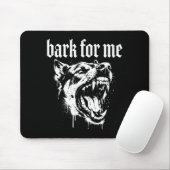 Bark For Me Gothic Fierce Dog  Muismat (Met muis)