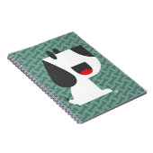 Bark (groen) - laptop notitieboek (Rechterzijde)