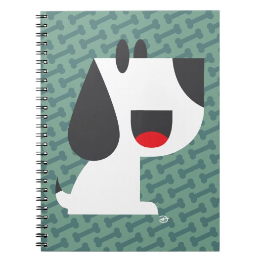 Bark (groen) - laptop notitieboek (Voorkant)