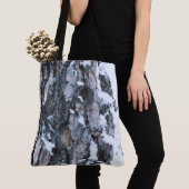 Bark in sneeuw tote bag (Dichtbij)