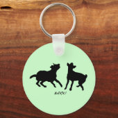 Bark, leef, lach sleutelhanger (Voorkant)