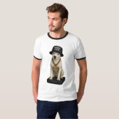 Bark Life Nipper - Hiphop RCA Victor Dog T-shirt (Voorkant volledig)