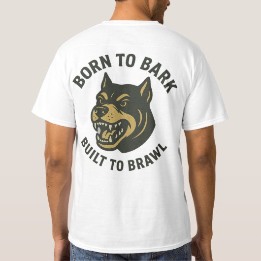 Bark N Brawl K9 teeshirt  T-shirt (Achterkant)