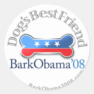 Bark Obama Dog's Beste Vriend stickers
