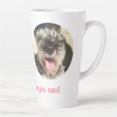 Bark omdat je kunt latte mok (Rechts)