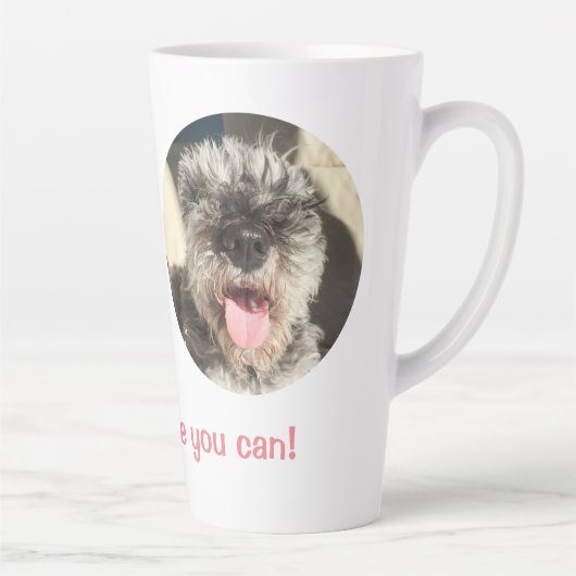 Bark omdat je kunt latte mok (Rechts)