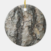 Bark Pine Wood Keramisch Ornament (Achterkant)