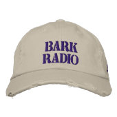 Bark Radio Pet-1 Geborduurde Pet (Voorkant)