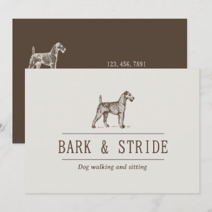 Bark & Stride Honden Uitlaten Zakelijke QR-code  Kaart