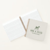 Bark & Stride Hondenuitlaatbedrijf QR-code Notitieboek (Binnen)