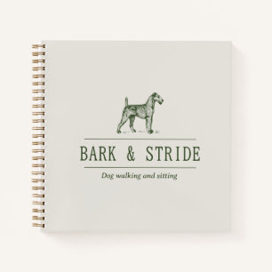 Bark & Stride Hondenuitlaatbedrijf QR-code Notitieboek