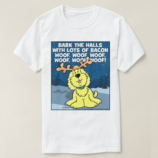 Bark The Halls T-shirt (Design voorkant)