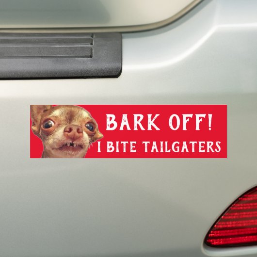 Bark uit Bumpersticker (Op auto)