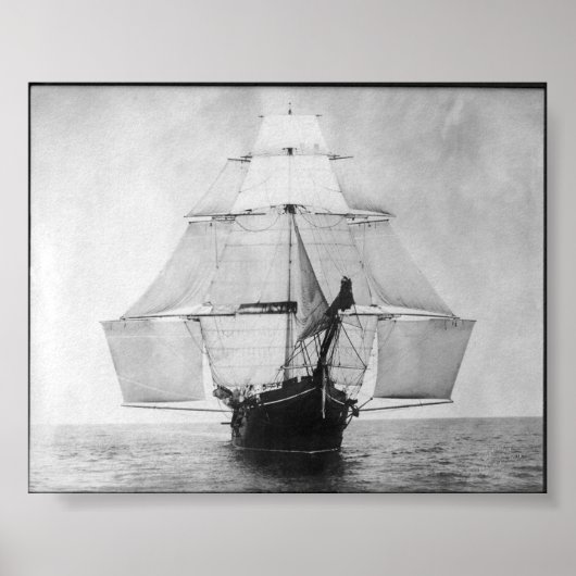 Bark Underway 1901 Poster (Voorkant)