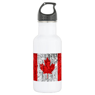 Bark van de Canadese vlag Waterfles