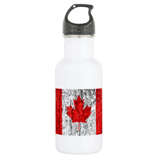Bark van de Canadese vlag Waterfles (Voorkant)