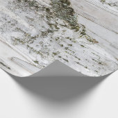 Bark van de vogelboom cadeaupapier (Hoek)