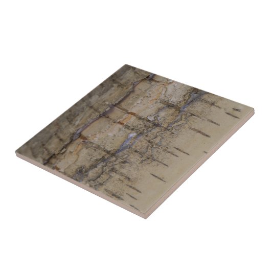 Bark van de vogelboom tegeltje (Zijkant)