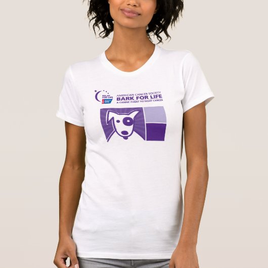 Bark voor het leven van vrouwen t-shirt (Voorkant)