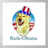Bark voor Obama-poster Poster (Voorkant)