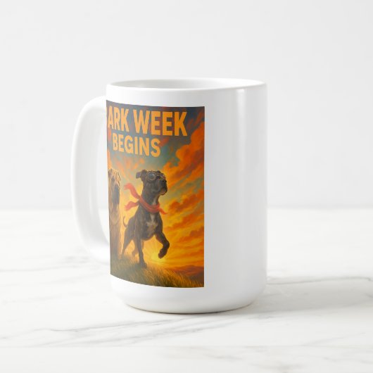 Bark Week begint met Mok (Voorkant links)