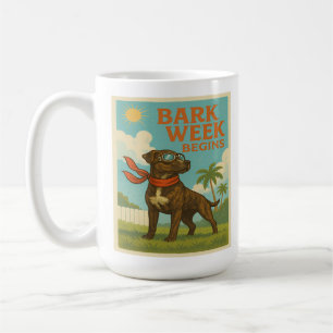 Bark Week gaat van start: Retro Flight Edition Koffiemok