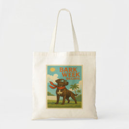 Bark Week gaat van start: Retro Flight Edition Tote Bag