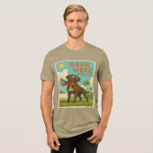 Bark Week gaat van start: Retro Flight Edition Tri-Blend Shirt (Voorkant volledig)