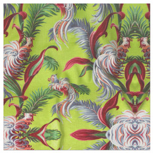  Barkcloth Abstracted Tiki Island Decor Stof